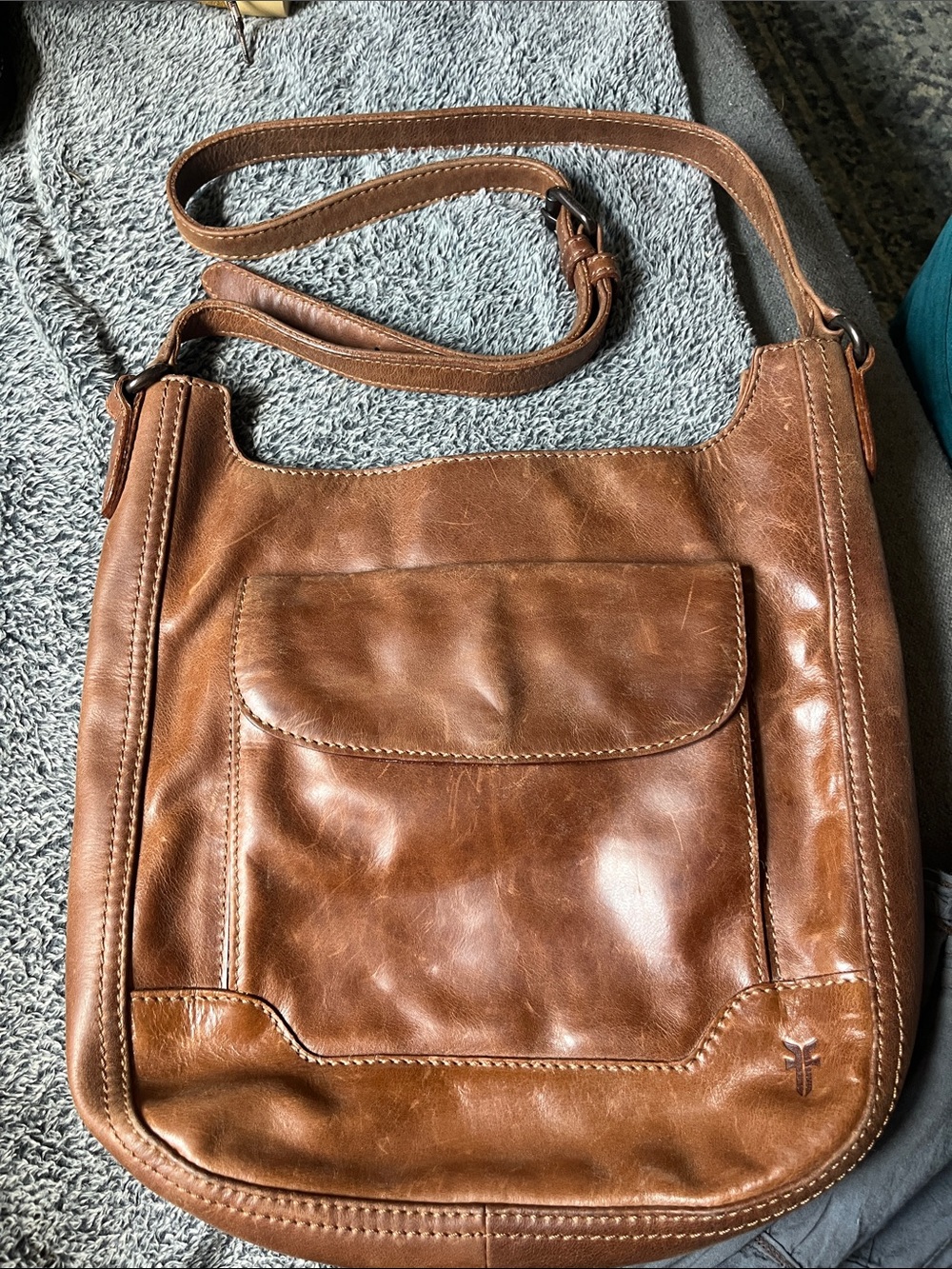 Beautiful Frye purse crossbody
